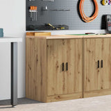 Armadietto per Garage in Rovere Artigianale 60x51x85 cm