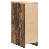 Armadietto da Garage in Rovere Affumicato 30x51x85 cm