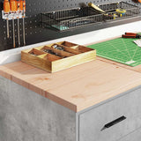 Armadietto da Garage Grigio cemento 40x51x85 cm