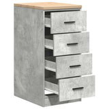 Armadietto da Garage Grigio cemento 40x51x85 cm