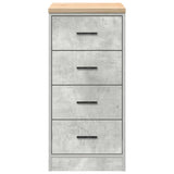 Armadietto da Garage Grigio cemento 40x51x85 cm