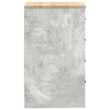 Armadietto da Garage Grigio cemento 40x51x85 cm