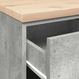 Armadietto da Garage Grigio cemento 40x51x85 cm