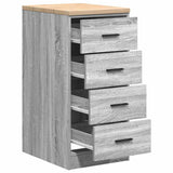 Armadietto per Garage Grigio Sonoma 40x51x85 cm
