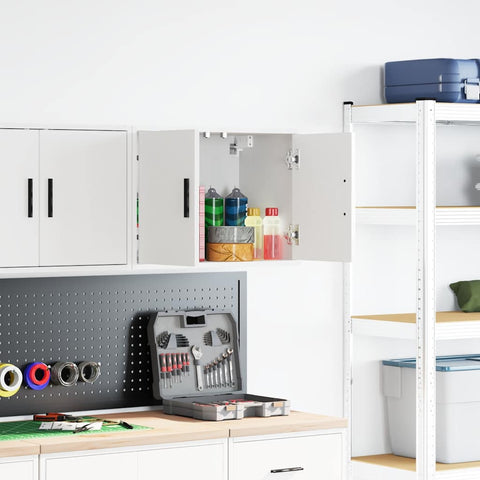 Pensile per Garage Bianco in Legno truciolato
