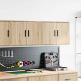 Pensili per Garage 2 pz Rovere Sonoma in Legno truciolato