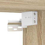 Pensili per Garage 2 pz Rovere Sonoma in Legno truciolato