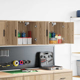 Pensili per Garage 2 pz Rovere Sonoma in Legno truciolato