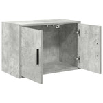 Pensili per Garage 2 pz Grigio Cemento in Legno truciolato