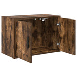 Pensile per Garage Rovere Fumo in Legno truciolato