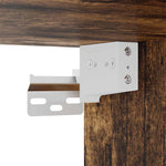 Pensili per Garage 2 pz Rovere Fumo in Legno truciolato