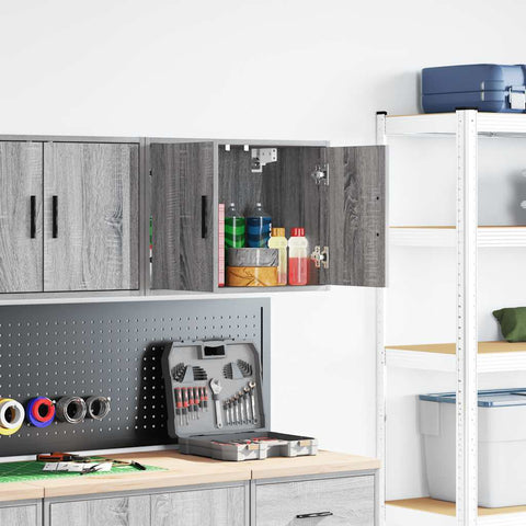 Pensile per Garage Grigio Sonoma in Legno truciolato