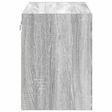 Pensili per Garage 2 pz Grigio Sonoma in Legno truciolato