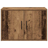 Pensili per Garage 2 pz Legno Antico in Legno truciolato