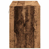 Pensili per Garage 2 pz Legno Antico in Legno truciolato