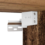 Pensili per Garage 2 pz Legno Antico in Legno truciolato