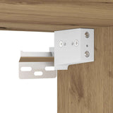 Pensili per Garage 2 pz Rovere Artigianale in Legno truciolato