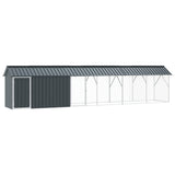 Gabbia per uccelli Antracite 630 x 103 x 142 cm Acciaio zincato