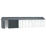 Gabbia per uccelli Antracite 630 x 103 x 142 cm Acciaio zincato