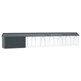 Gabbia per uccelli Antracite 844 x 103 x 142 cm Acciaio zincato