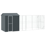 Gabbia per uccelli Antracite 621 x 208 x 247 cm Acciaio zincato