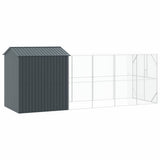 Gabbia per uccelli Antracite 621 x 208 x 247 cm Acciaio zincato