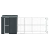 Gabbia per uccelli Antracite 621 x 208 x 247 cm Acciaio zincato