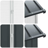 Gabbia per uccelli Antracite 645 x 310 x 247 cm Acciaio zincato