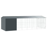 Gabbia per uccelli Antracite 860 x 310 x 247 cm Acciaio zincato