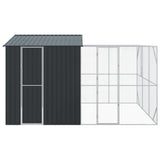 Gabbia per uccelli Antracite 425 x 304 x 247 cm Acciaio zincato