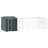Gabbia per uccelli Antracite 845 x 304 x 247 cm Acciaio zincato
