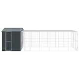 Gabbia per uccelli Antracite 845 x 304 x 247 cm Acciaio zincato