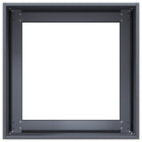 Fioriera Antracite 40x40x40 cm in Acciaio Laminato a Freddo