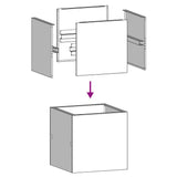Fioriera Antracite 40x40x40 cm in Acciaio Laminato a Freddo