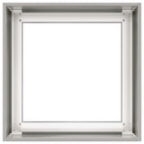 Fioriera 40x40x40 cm in Acciaio Inox