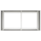 Fioriera 80x40x40 cm in Acciaio Inox