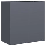 Fioriera Antracite 80x40x80 cm in Acciaio Laminato a Freddo