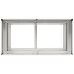 Fioriera 80x40x80 cm in Acciaio Inox