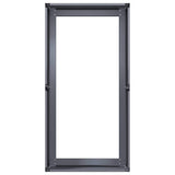 Fioriera Antracite 40x80x40 cm in Acciaio Laminato a Freddo