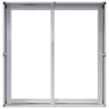 Fioriera 80x80x40 cm in Acciaio Zincato