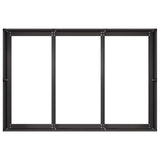 Fioriera Nera 120x80x40 cm in Acciaio