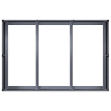 Fioriera Antracite 120x80x40 cm in Acciaio