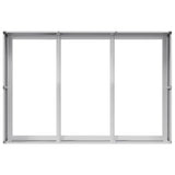 Fioriera 120x80x40 cm in Acciaio Zincato