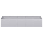 Fioriera 200x80x40 cm in Acciaio Zincato