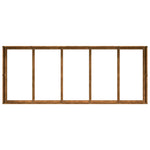 Fioriera Arrugginita 200x80x40 cm in Acciaio Corten