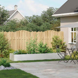 Fioriera Bianca 280x80x40 cm in Acciaio