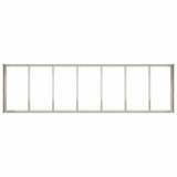 Fioriera Bianca 280x80x40 cm in Acciaio