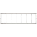 Fioriera 280x80x40 cm in Acciaio Inox