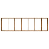 Fioriera Arrugginita 280x80x40 cm in Acciaio Corten