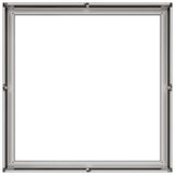 Fioriera 80x80x30 cm in Acciaio Inox